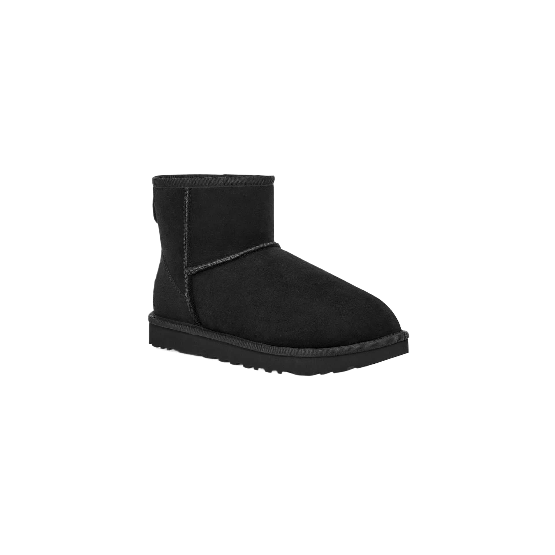 Ботинки зимние UGG Classic Mini II Снекерки Черные Женские - изображение 3