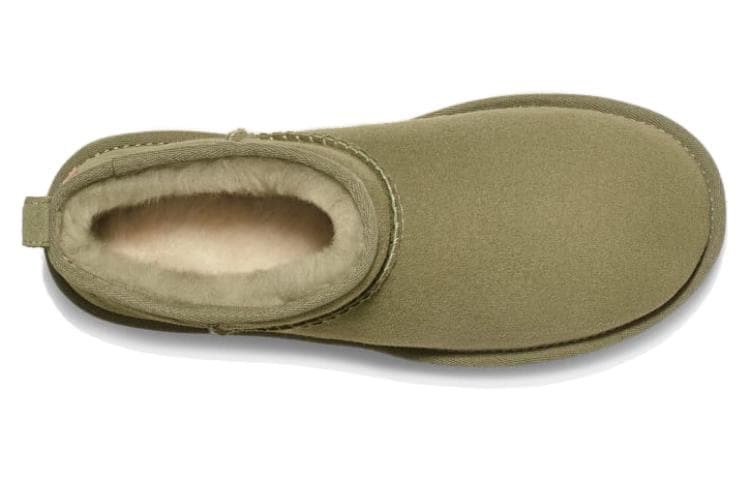Ботинки зимние UGG Classic Ultra Mini Olive - изображение 4