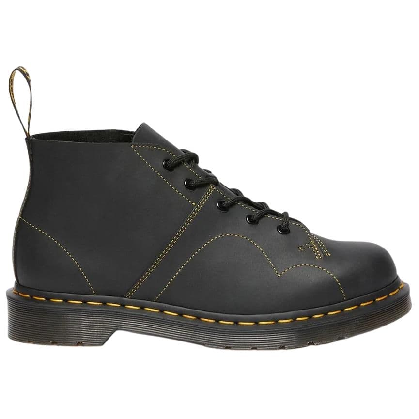 Ботинки Dr.Martens Church армейские ботинки унисекс черные длина до щиколотки - изображение 2