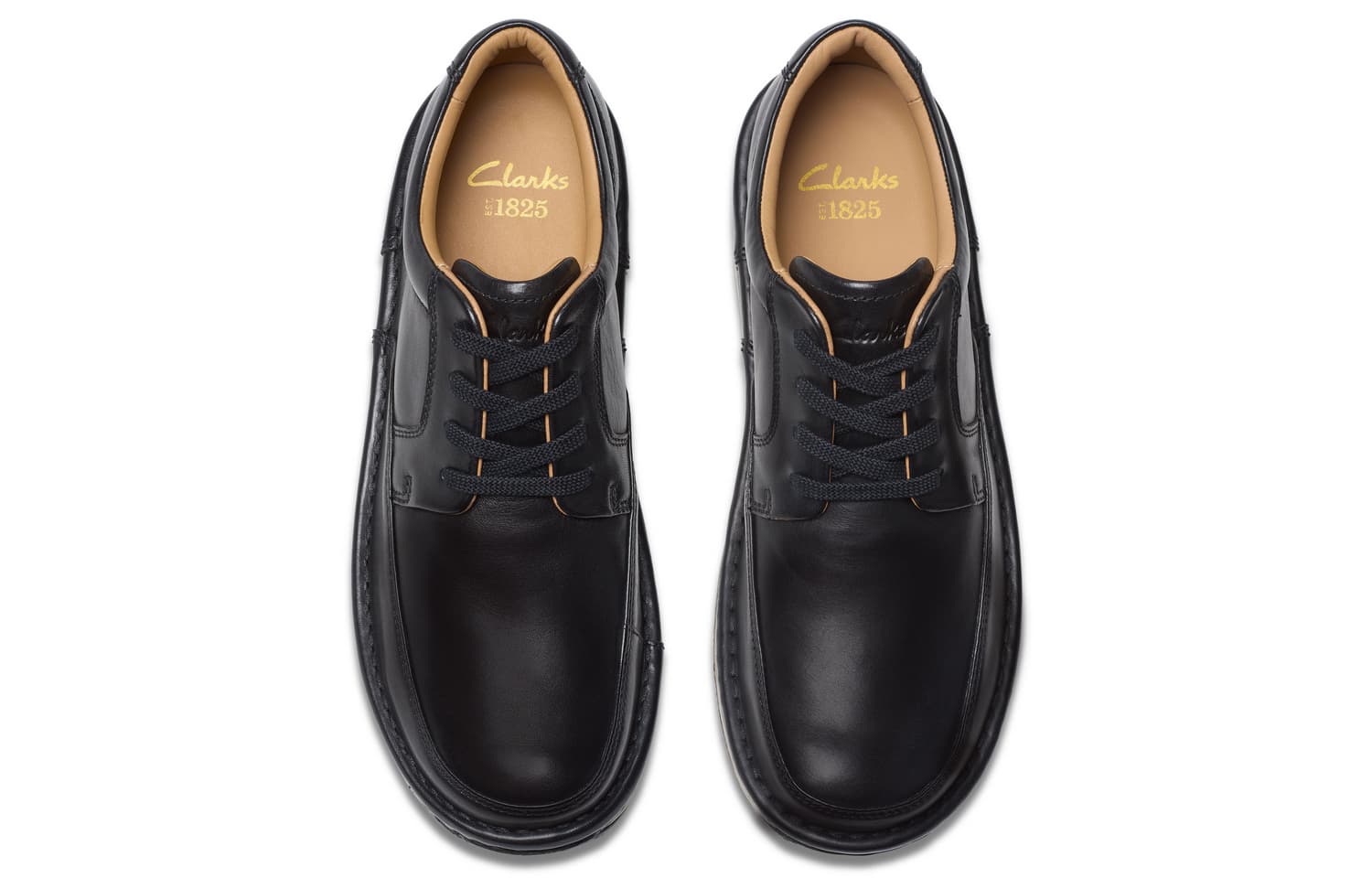 Clarks Коровья кожа Повседневная обувь Мужская Черная - изображение 3