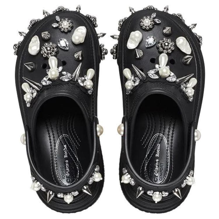Сабо Crocs x SIMONE ROCHA Stomp Sabo Женские Черные - изображение 5
