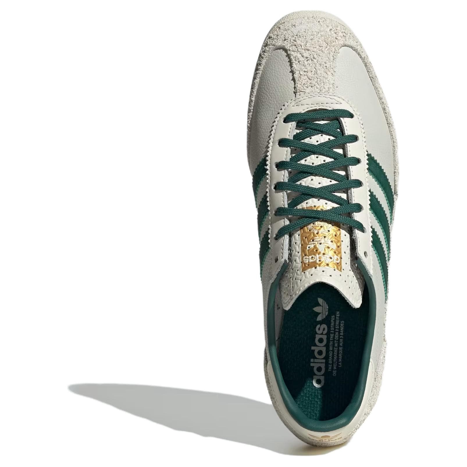 Кроссовки Adidas Originals SL 72 OG Low Повседневная обувь для женщин бежевый зеленый - изображение 4