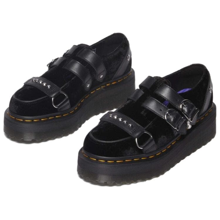 Тапочки Dr.Martens WDN Повседневная обувь Женская Черная - изображение 4