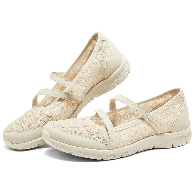 Кроссовки Skechers BE Прохладный Дышащий Low Топ Повседневная обувь Женские Бежевый - изображение 4