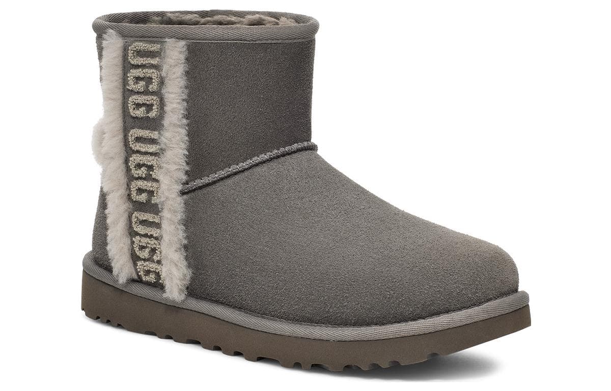Ботинки зимние UGG Classic Mini Grey - изображение 3