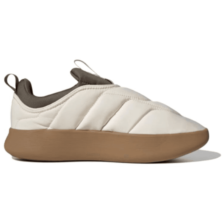Кроссовки Adidas Adipuff Теплоизоляционный Low Топ Повседневная обувь Мужской Белый зеленый коричневый - изображение 2