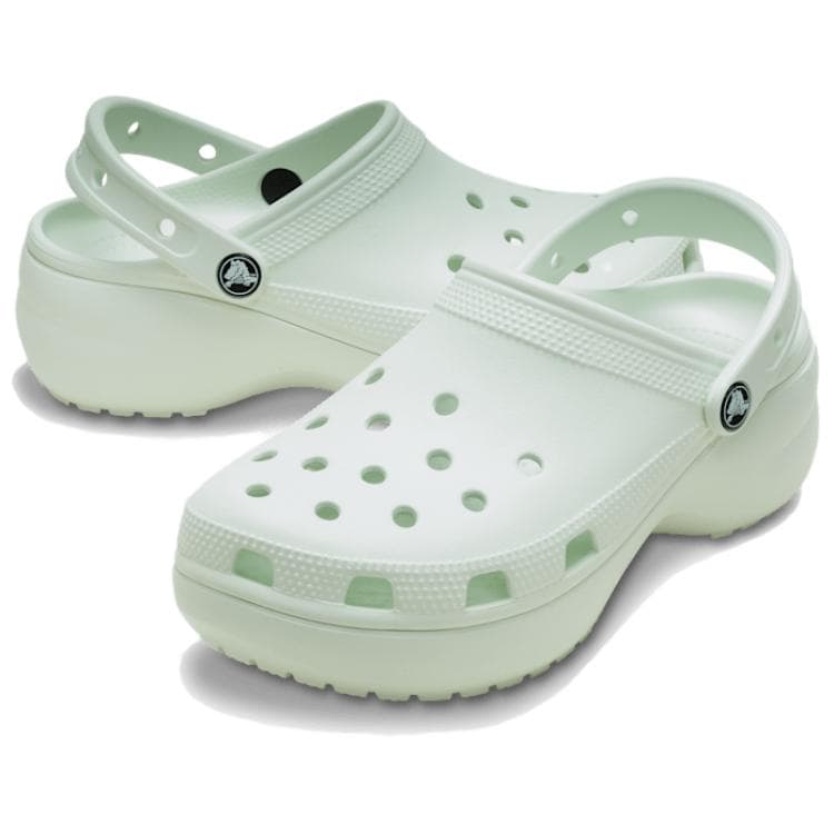 Сабо Crocs Classic Platform Clog Сабо Женские Светло-зеленый - изображение 2