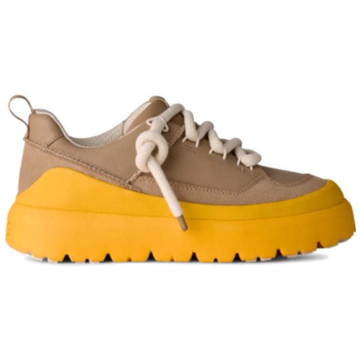 Кроссовки UGG Heritage Низкий Топ Повседневная Обувь Мужская Коричнево-Желтая - изображение 2