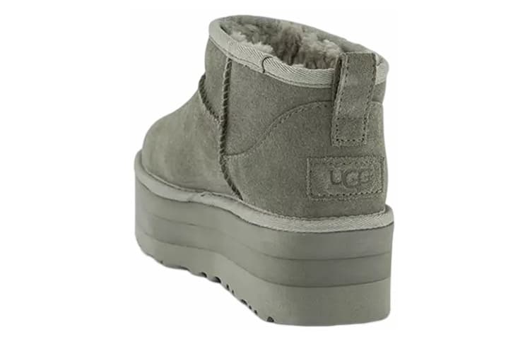 Ботинки зимние UGG Classic Ultra Mini Platform Moss Green - изображение 4