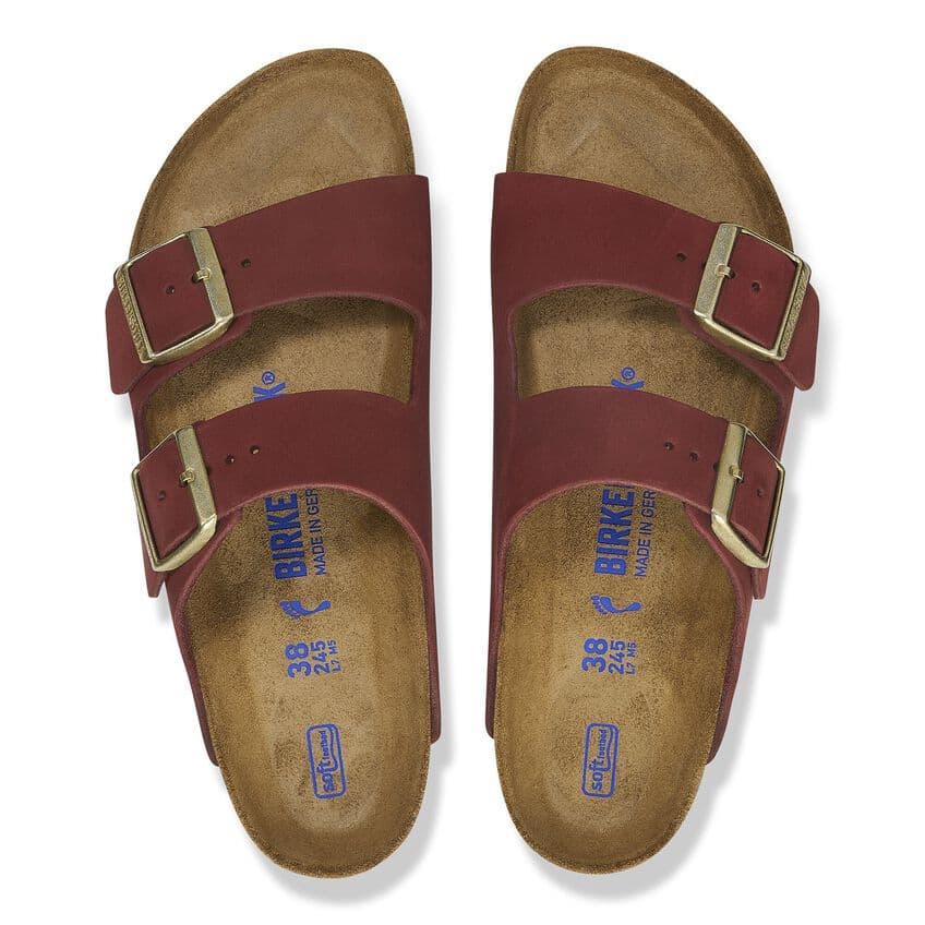 Сандалии Birkenstock ЭВА противоскользящие шлепанцы женские темно-красный стандартный (стандартный) - изображение 4