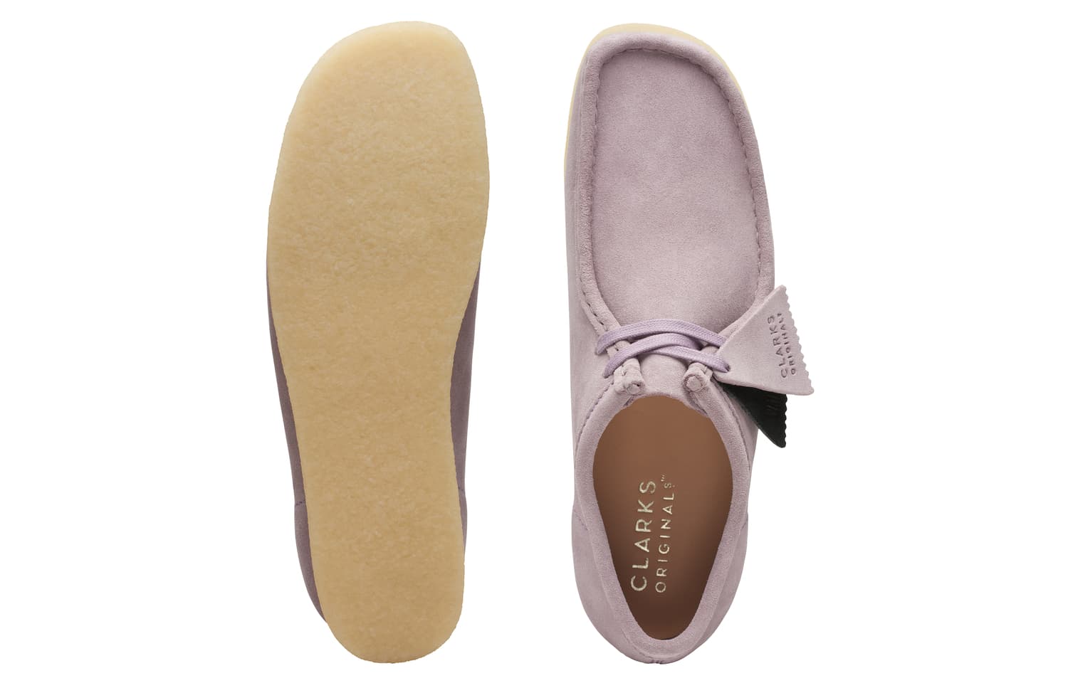 Clarks Originals WALLABEE Коровья кожа Повседневная обувь Мужская Фиолетовая - изображение 4
