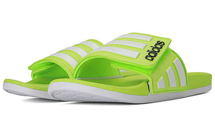 Сандалии adidas neo Adilette Fluorescent Green - изображение 2