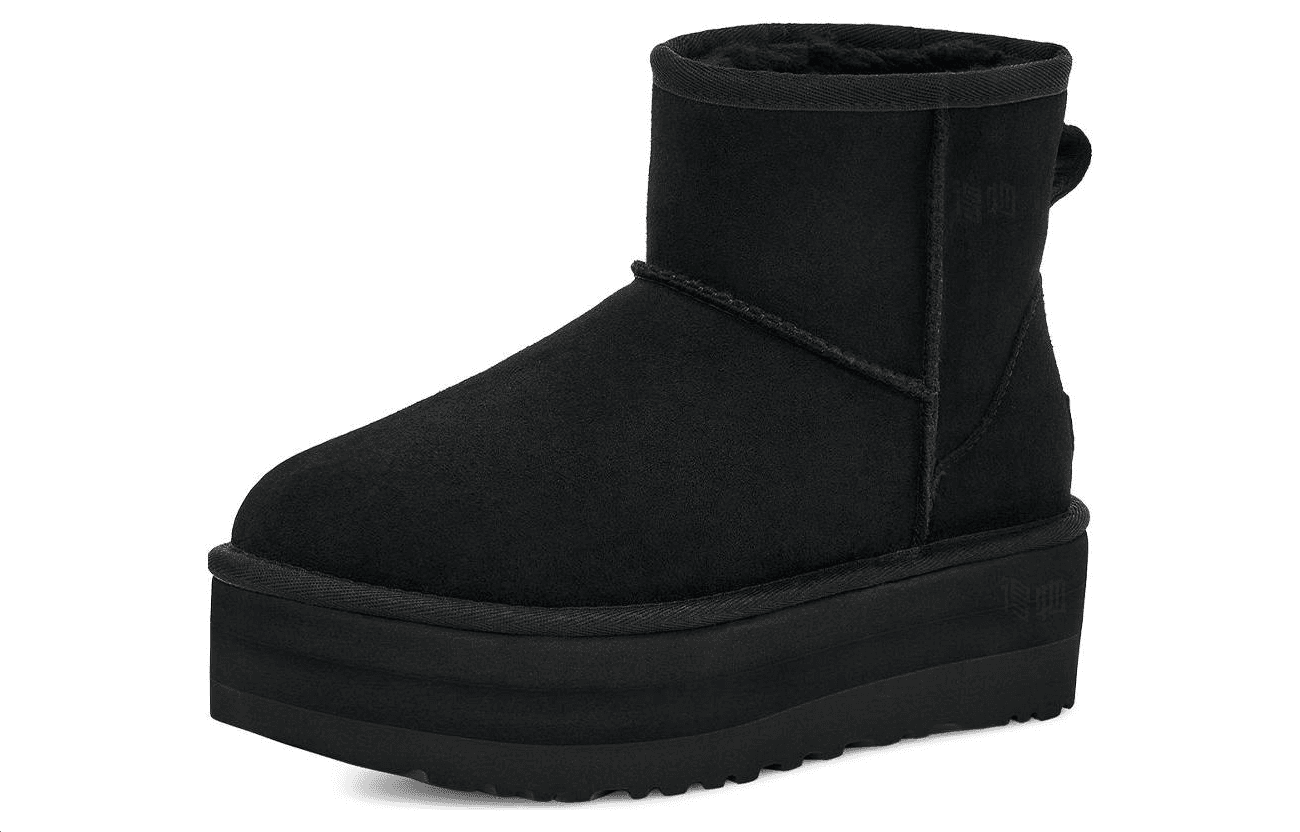 Ботинки зимние UGG Classic Mini Platform Black - изображение 2