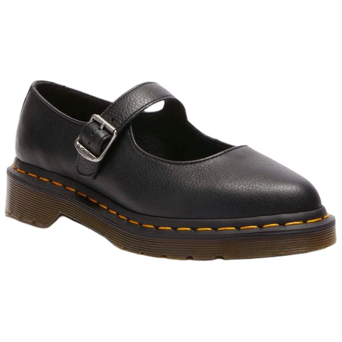 Dr.Martens Elphie Mary Jane кожа грубый каблук туфли Мэри Джейн женские черные - изображение 3