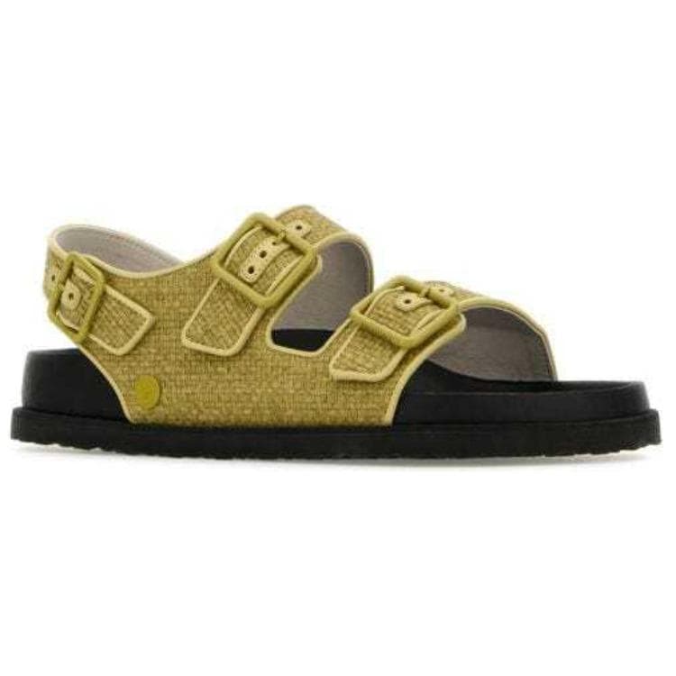 Шлёпанцы Birkenstock One Шнуровочные Сандалии Мужские Желтые - изображение 3