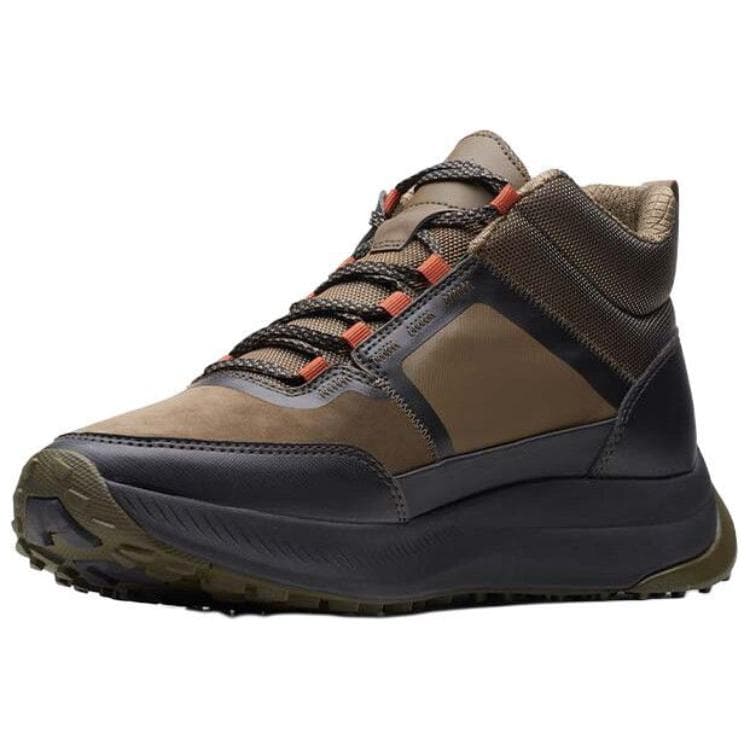 Кроссовки Clarks Городская Коллекция Отдыха на открытом воздухе MID Повседневная Обувь Мужская Оливково-Зеленая - изображение 2