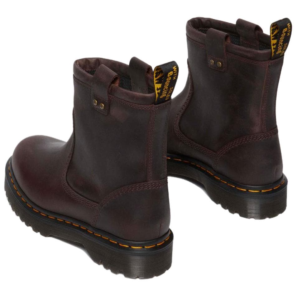 Сапоги Dr.Martens Мужские ботильоны из кожи темно-коричневый цвет - изображение 5