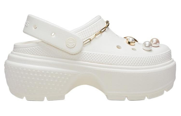 Сабо Crocs ЭВА Сабо 5,5 см Женские Белые - изображение 2