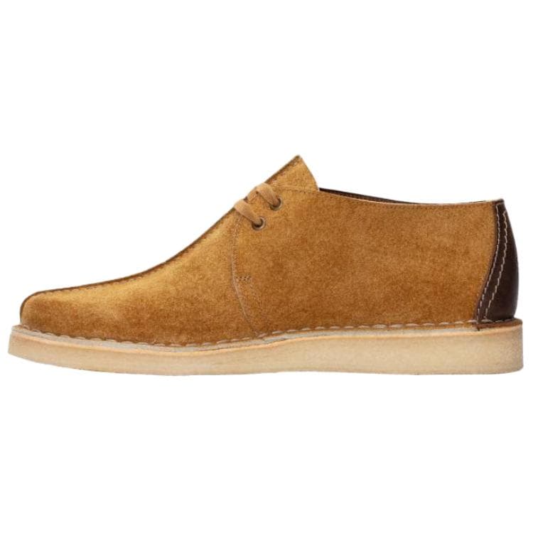 Кроссовки Clarks ORIGINALS Artificial Suede Низкие Повседневные Мужские Туфли Коричневые - изображение 1