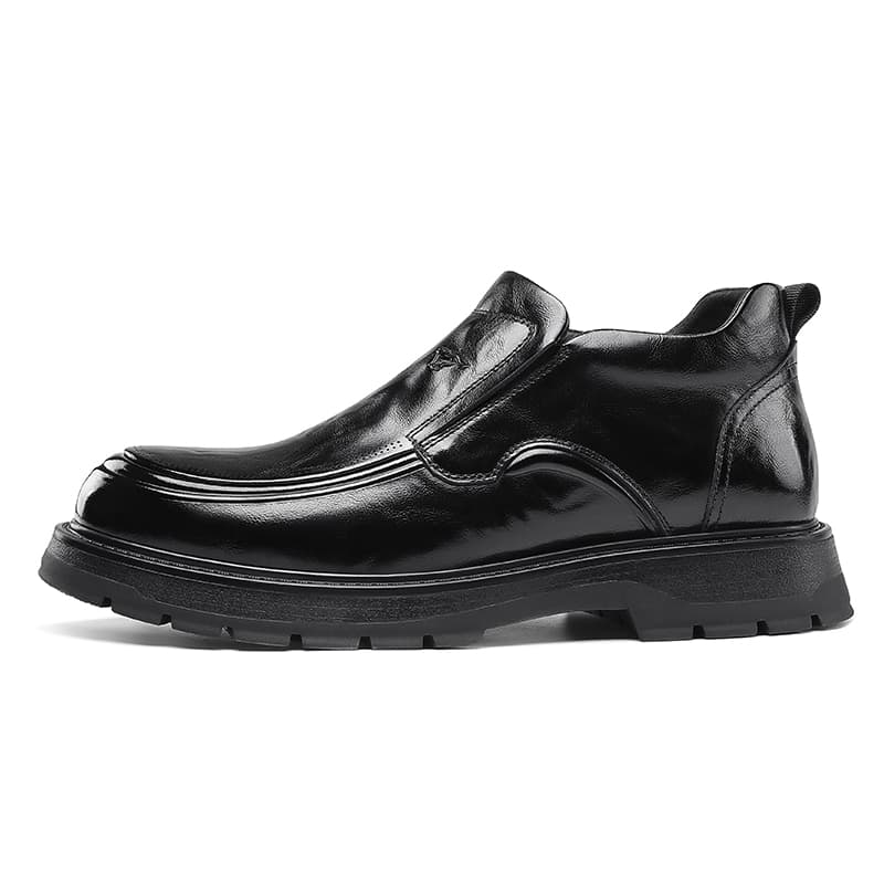 Лоферы SEPTWOLVES Лицевая коровья кожа Slip-On Модные Блестящие С флисовой подкладкой Бизнес Стиль "Старые деньги" Лоферы - изображение 2