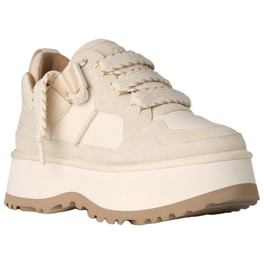 Кроссовки UGG Astromel Merlin Спилок Коровья Кожа Низкий Верх Повседневная Обувь Женская Белая - изображение 3