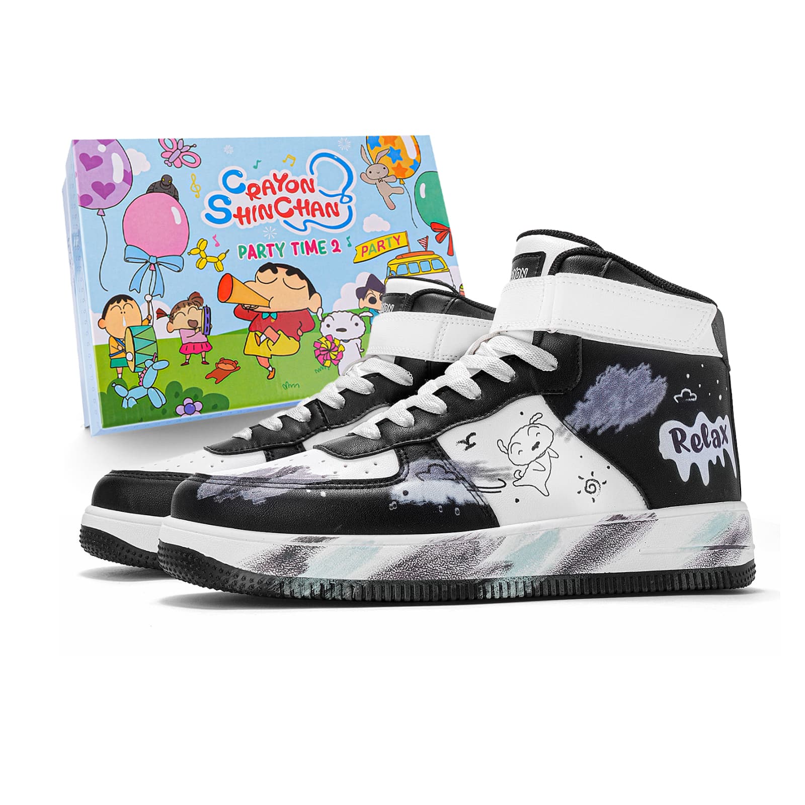 Кроссовки Crayon Shinchan High Top Sneakers - изображение 1