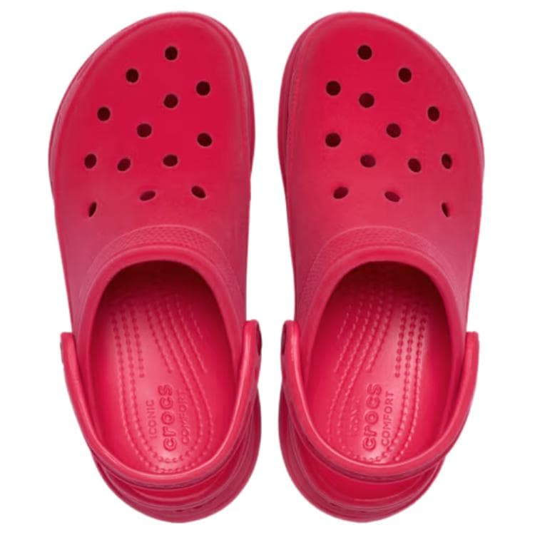 Сабо Crocs Bae Clog Вельветовые Сабо из Резины Женские Розовые Красные - изображение 4
