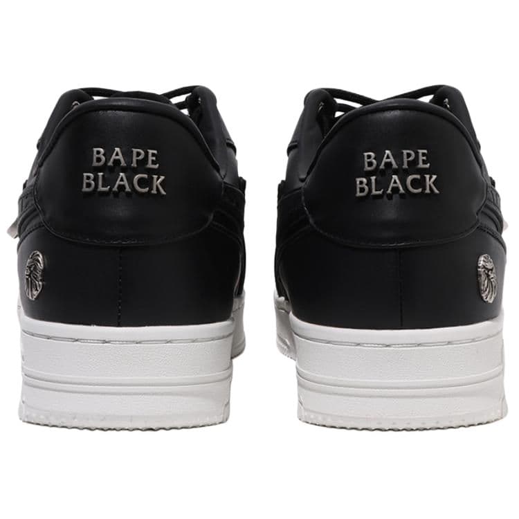 Кроссовки A BATHING APE STA Icon противоскользящая обувь для скейтбординга низкий топ мужской черный - изображение 3