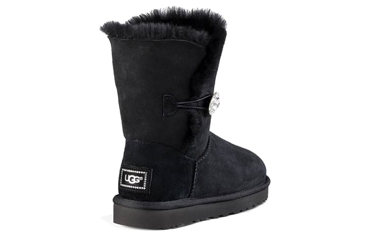 Ботинки зимние UGG Classic Bling Black - изображение 4