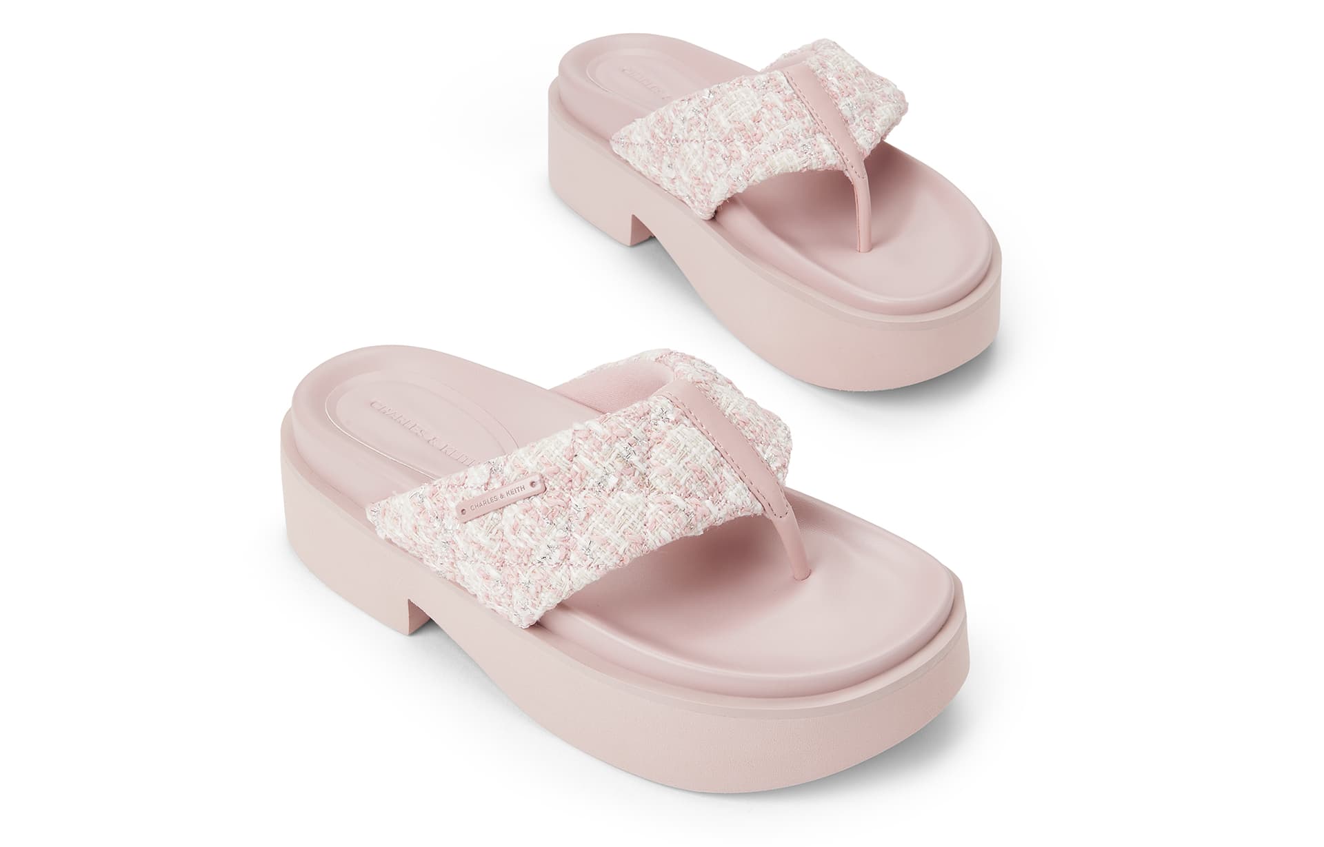 Сандалии CHARLESKEITH ck EVA 5.5cm Denim BlueBlackLight Pink - изображение 3