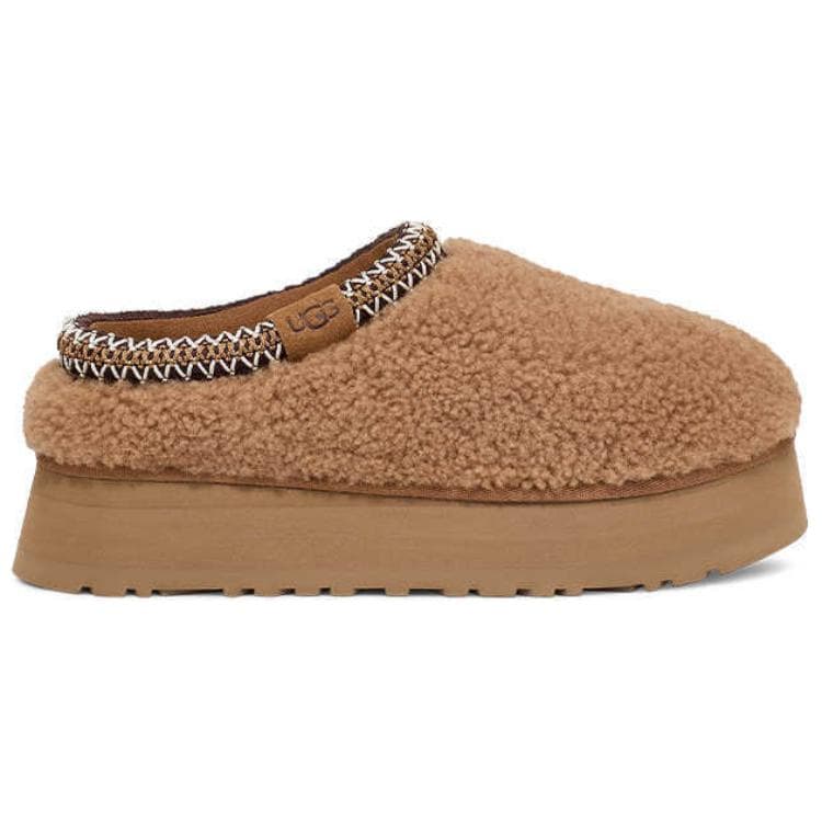 Сандалии UGG Tazz Платформа Кудрявый С флисовой подкладкой Мюли Устойчивые к истиранию и скольжению Домашние тапочки Женские - изображение 2