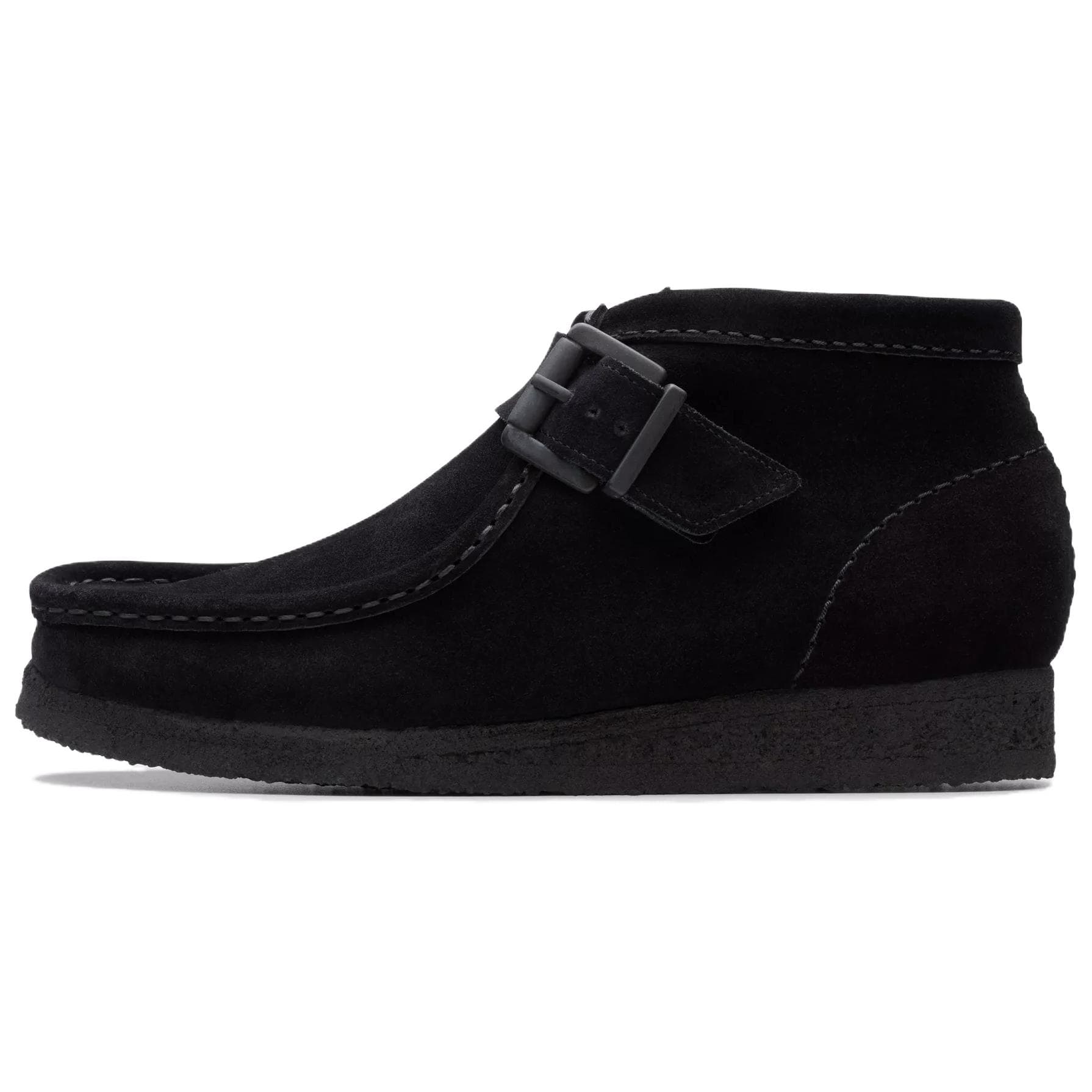 Сапоги Clarks Женские ботильоны из искусственной замши черного цвета - изображение 1