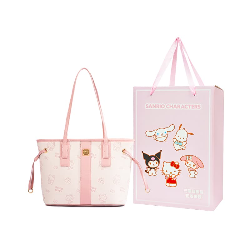 Мини-сумка Sanrio Синтетическая кожа Сумка через плечо Стандартная Женская Розовая Бежевая - изображение 2