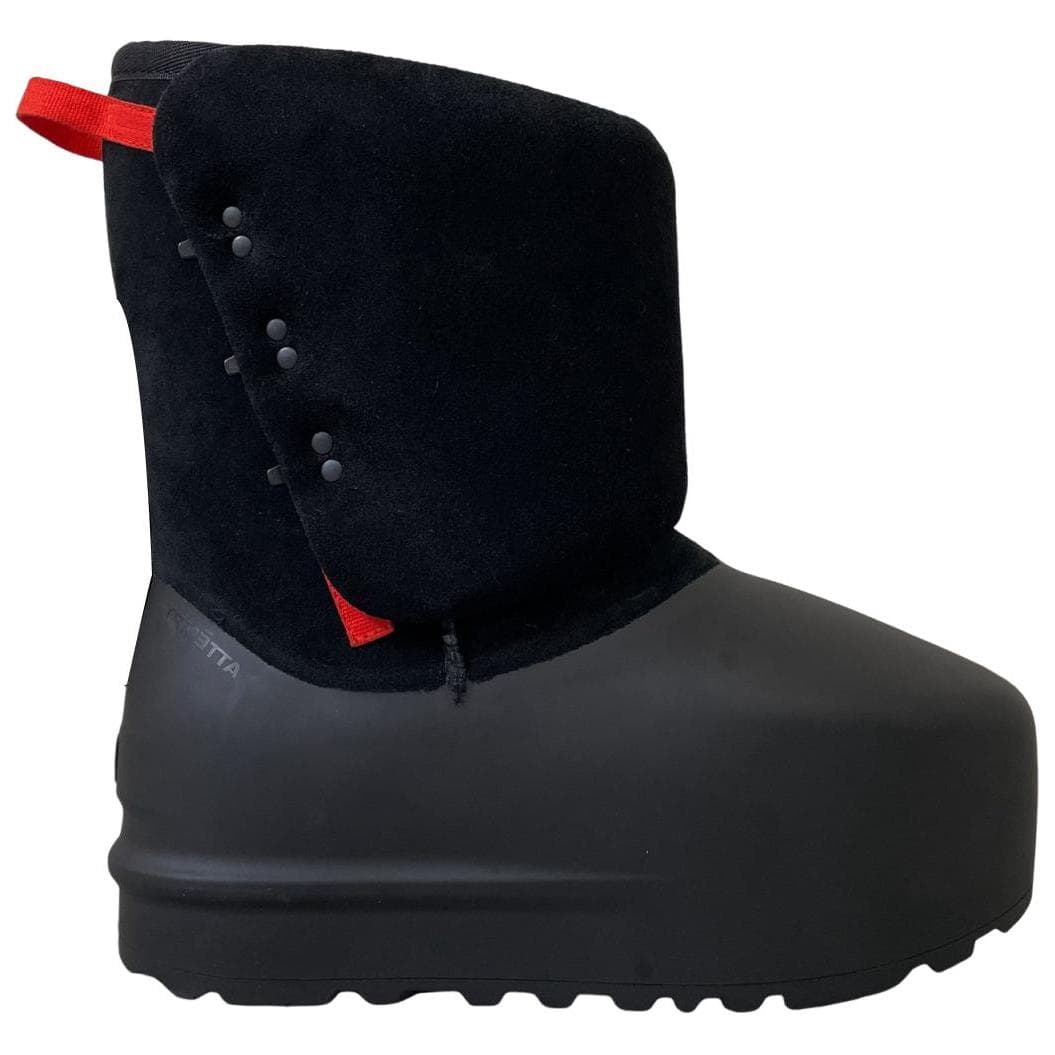 Ботинки зимние ATTEMPT x UGG Crispy Crust Кремовый 2,0 Короткие Сноубутсы Унисекс Черные - изображение 2
