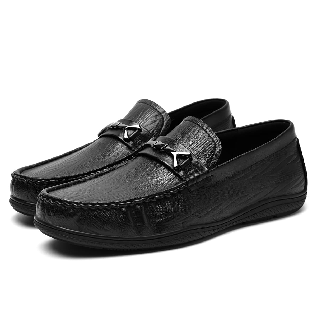 HLA Модный Удобный And Дышащий Мягкая подошва Лоферы с Slip-On Повседневные кожаные туфли Мужские - изображение 3
