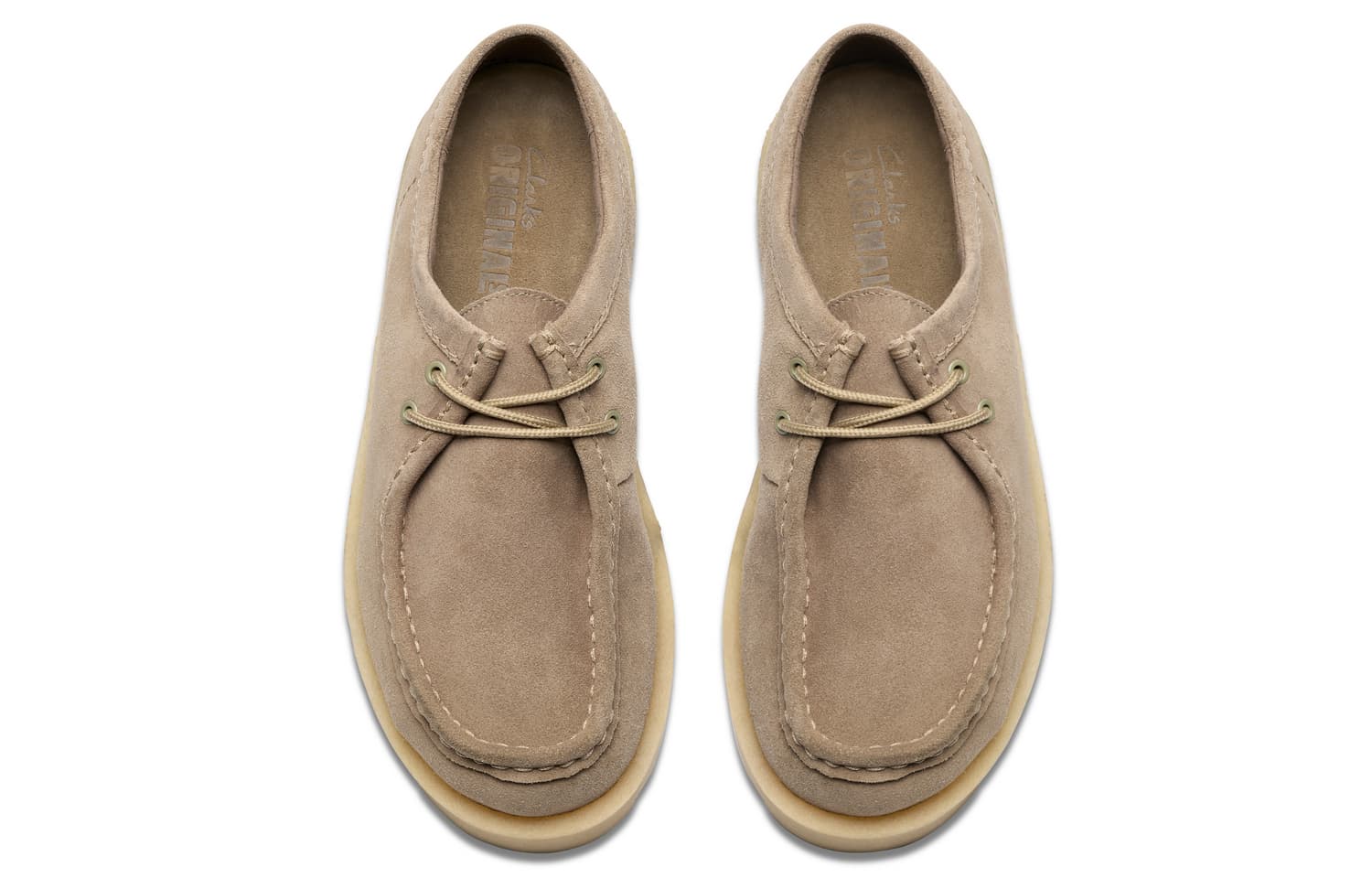 Ботинки Clarks Мужская повседневная обувь из коровьей спилковой кожи - изображение 3