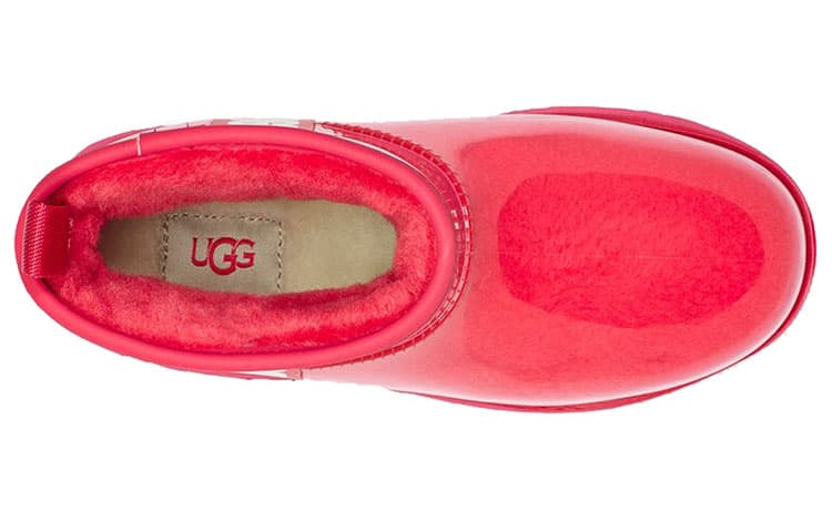 Ботинки зимние UGG Classic Clear Mini Red Pink - изображение 5