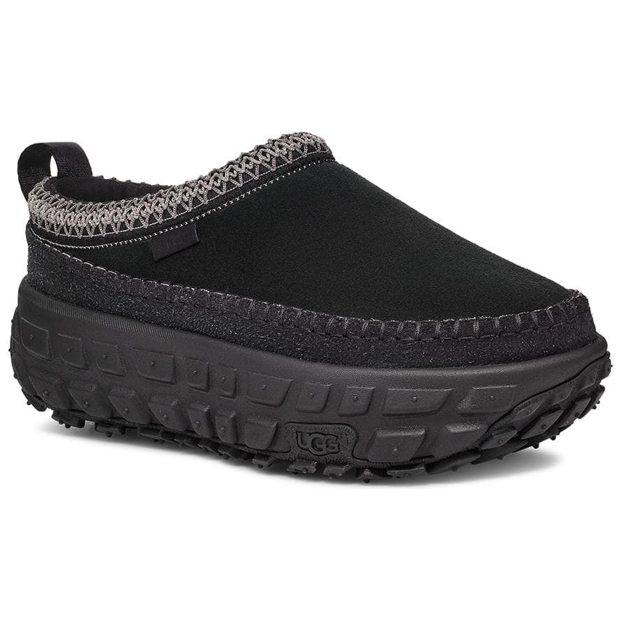 Кроссовки UGG Спилок Коровья Кожа Противоскользящая Устойчивая к Износу Низкий Верх Повседневная Обувь Унисекс Черная - изображение 3