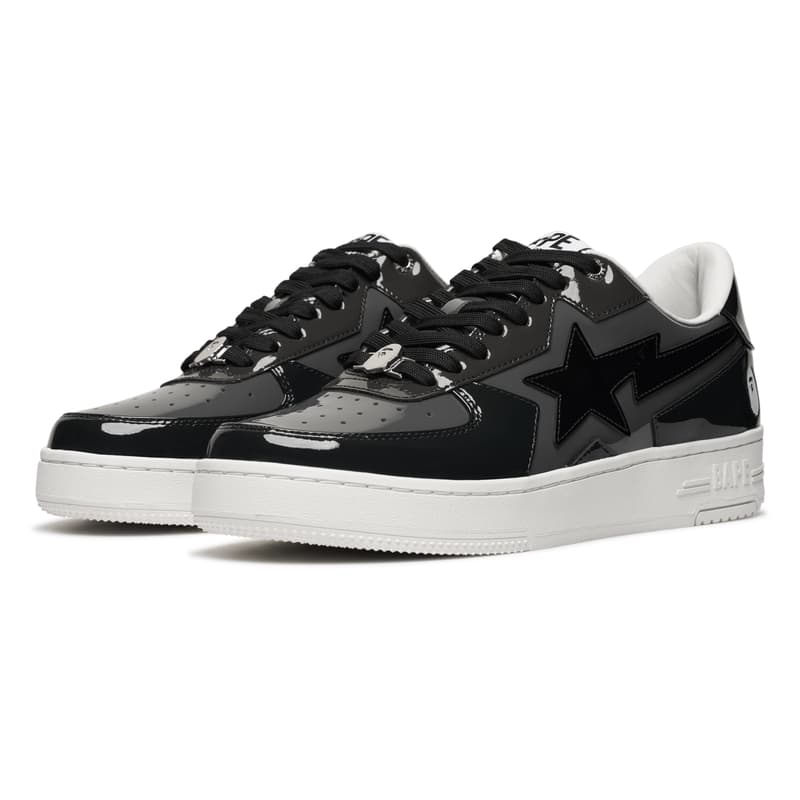 Кроссовки A BATHING APE Коровья кожа Низкий топ Повседневная обувь Мужская - изображение 2