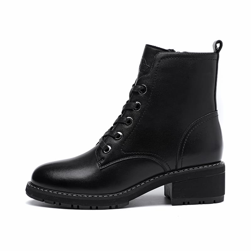 Ботинки AOKANG Retro Short Boots Black - изображение 1
