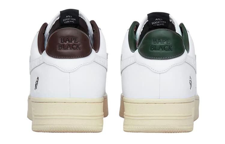 Кроссовки BAPE BLACK x A BATHING APE STA White - изображение 4