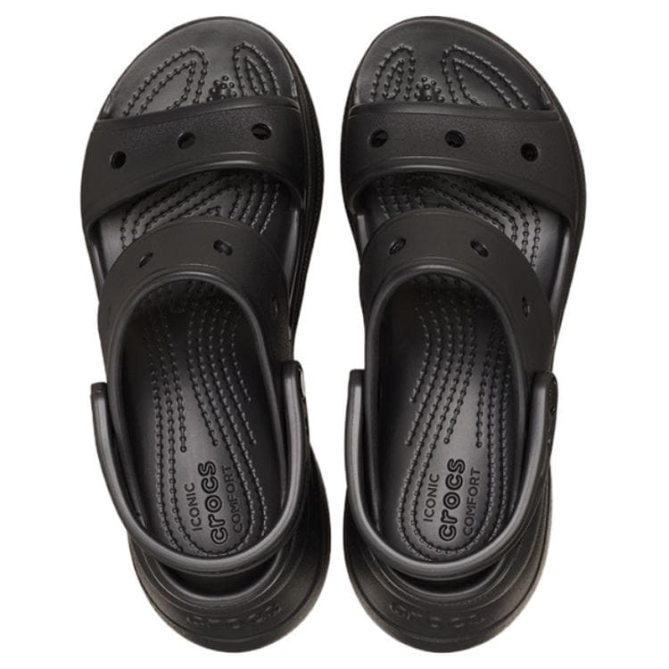 Сандалии с ремешком Crocs Пляжные сандалии Женские Черные - изображение 5
