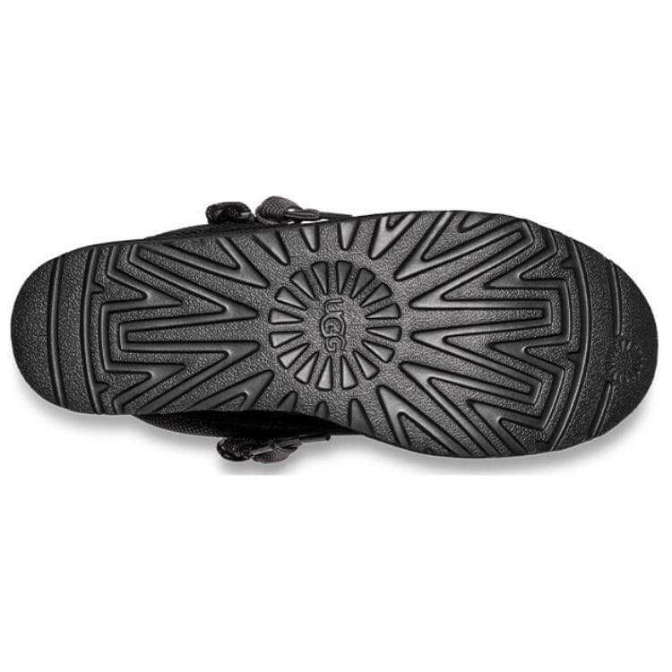 Кроссовки UGG Highland Текстиль Спилок коровьей кожи Низкий Топ Повседневная обувь Мужская Черная - изображение 7