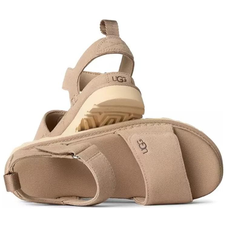Шлёпанцы UGG Goldenstar one Шнурованные Сандалии Женские Песочный - изображение 2