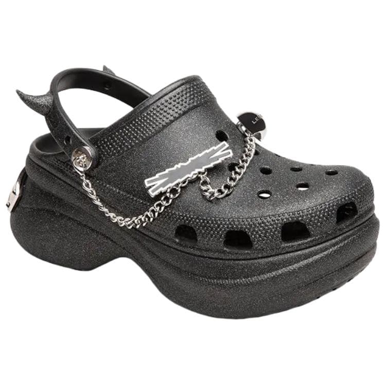 Сабо Crocs X LE SSERAFIM Bae Clog Кит Сабо Резиновые Женские Черные - изображение 2