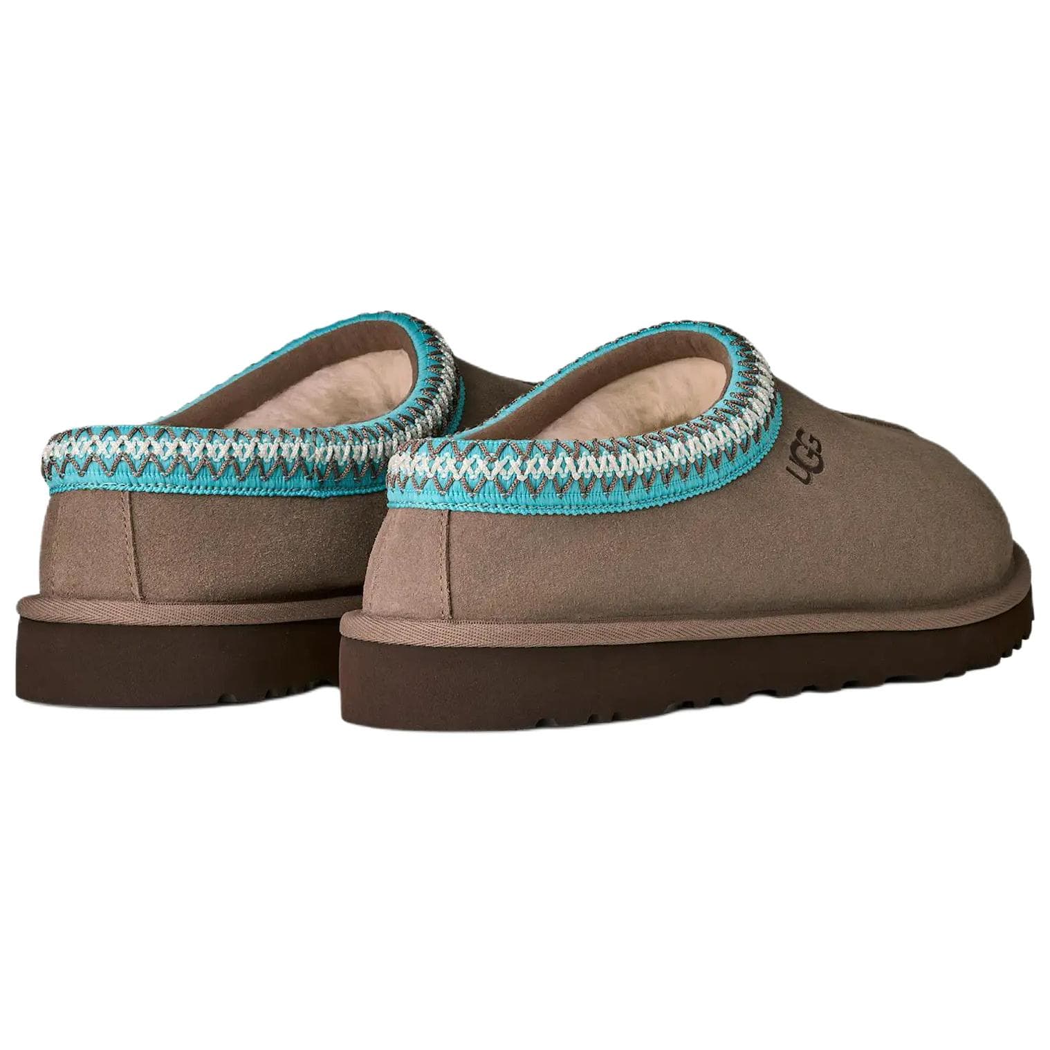 Сандалии UGG Tasman II ЭВА Устойчивый к истиранию Закрытые тапочки Мужские Темно-коричневые - изображение 3