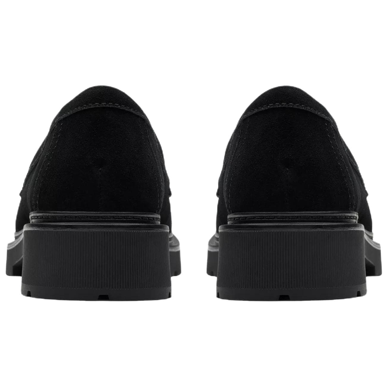 Лоферы Clarks Lauryl STEP Лоферы из искусственной замши 4,5 см женские черные - изображение 3