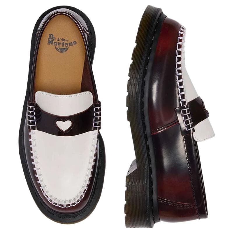 Лоферы Dr.Martens PENTON Бычья кожа замша Лоферы Женские Вишнево-красный - изображение 5