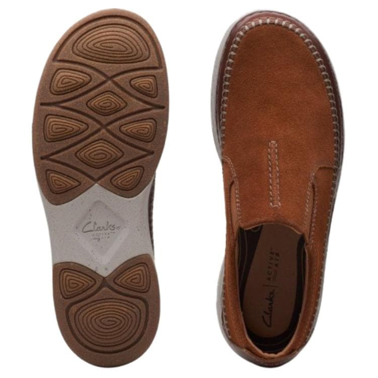 Ботинки Clarks Nature 5 WALK Кожа Повседневная обувь Мужская Коричневая - изображение 5