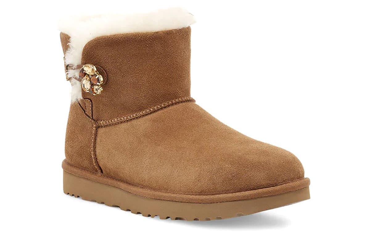 Ботинки зимние UGG Mini Bailey Button Gem Classic Boot - изображение 3